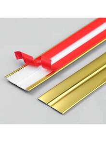 3-In-1 Multifunctional Wall Molding Trim, Corner Guards & Caulk Strip - Shiny Golden PVC, High Quality & Oil-Resistant, Easy Peel & Stick Installation For Door Frames, Baseboards, Table Edges (16.4ft X 0.8in), Molding Trim Wall, Decorative Protection Strip, Elegant Design Strip, Oilresistant Material