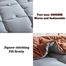 Comforters - Tan + Gray - View 2