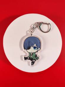 1 chiếc móc khóa acrylic hình quản gia anime màu đen "Kuro Shitsuji" thuộc series Ciel, , Grell, Under Taker, dễ thương, dùng làm móc khóa túi xách, phụ kiện vali, mặt dây chuyền điện thoại, đồ trang trí xe hơi. - Nhiều màu - Xem 28