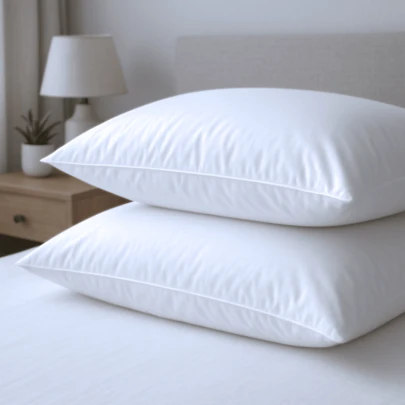 Kit 2/4 Travesseiros Soft Médio 50x70cm 600g Ergonômico Conjunto de Almofadas para Dormir Grande Quarto