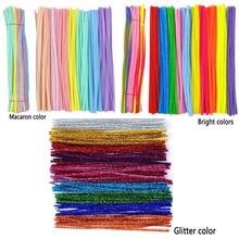 330 Stück/110 Stück bunte verdrehbare Pfeifenreiniger Stäbe, festliche glänzende Metalldraht für Weihnachten, DIY Bastelmaterialien für Zuhause, Küche und Partydekorationen - Verschiedenfarbig - Übersicht 10