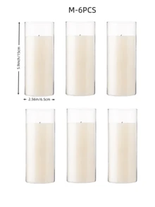 Decoraciones para la fiesta de bodas del Día de San Valentín, portavelas transparentes flotantes a prueba de viento, vasos hidropónicos de plantas de vidrio borosilicato de alta calidad, soporte para jarrón de mesa transparente para flores frescas