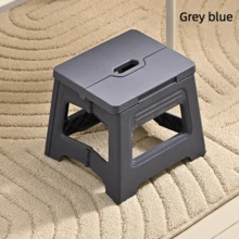 1 pieza Taburete plegable, de plástico ligero y resistente, taburete plegable ajustable, adecuado para el hogar, la cocina, el baño, el dormitorio, silla de viaje portátil para exteriores y pesca, banco pequeño multiusos antideslizante, fácil de almacenar - Disponible en varios colores
