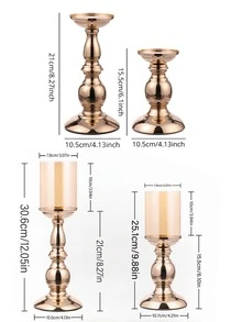 1 Peça/1 Conjunto Suporte de Vela de Pilar Romano de Ferro Forjado, Decoração de Ornamentos de Suporte de Vela de Estilo Retrô, Adequado para Lareira, Casamento, Natal, Festa de Inauguração da Casa, Jantar à Luz de Velas, Simples Decoração de Mesa Romântica para Casa