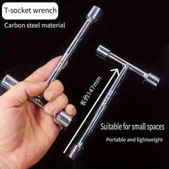 3 pièces Mini Jeu de Clés en T, Embouts de Tournevis Triangle Courts, Outil Manuel Ménager Pour Retirer Les Vis Hexagonales