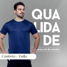 Kit 3 Men's Dry Fit T-Shirt Gym Training Running Cycling Basic Plain Blouse Shirt Workout Everyday - 彩色 - 查看 3