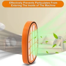 6 Filters For SpeedPro Max Aqua Battery Vacuum Cleaner, FC5005/01 Replacement Filter + Cleaning Brush For FC6812 FC6823 FC6901-6904 XC7042/01 XC8045/01 XC8147/01