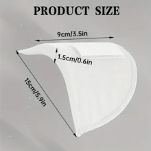 1/2片装可重复使用自粘肩垫 - 透气泡沫材质，男女通用，适用于夹克和T恤 - 彩色 - 查看 11