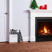 Cartel de esquina para puerta de Navidad, Adorno superior de árbol de Navidad de metal para puerta, Decoración para puerta de Navidad, Adorno para puerta de Navidad, Decoración de pared para el hogar, Decoraciones navideñas, Toque perfecto de decoración navideña para cualquier habitación, Adorno superior para puerta de Navidad, Regalo de Navidad, Decoración navideña de muñeco de nieve para puerta y hogar, Decoración de Navidad