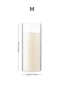 Decoraciones para la fiesta de bodas del Día de San Valentín, portavelas transparentes flotantes a prueba de viento, vasos hidropónicos de plantas de vidrio borosilicato de alta calidad, soporte para jarrón de mesa transparente para flores frescas