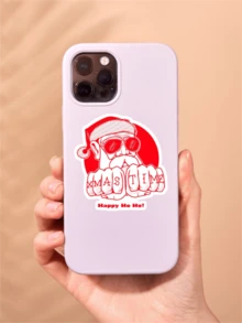 2 peças Feliz Natal | Adesivo Feliz Ho Ho Adesivo Engraçado de Papai Noel, ótimo para decorar garrafas de água, laptops, capas de celular, coolers, janelas de carro, diários, cadernos