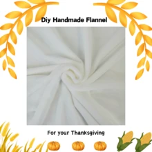 1pc Soft Plush Fabric Material, Suitable For Thanksgiving Decoration, DIY Handmade Home Textile, Applicable To Flannel - Multicolor - View 63