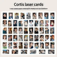 CORT1S Photo Card Collection Set, 55pcs High-Definition Double-Sided LOMO Mini Cards From The First Mini Album "COLOR OUTSIDE THE LINES", Title Track "What You Want", MART/I/N JAMES, JUHOON, SEONGHYEON, KEONHO Fan Merchandise, Autographed & Selfie Cards, Limited Edition Idol Collectibles, Pop Music Merchandise, DIY Scrapbooking & Journal Decorations, Creative Premium Gift Box, CORT1S Fan 2025 Birthday & Holiday Gift - Multicolor - View 5
