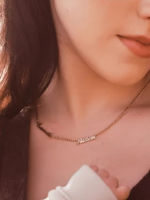 1 chiếc vòng cổ mạ vàng 18K tùy chỉnh, có tên tiếng Anh 3 tên vòng cổ tùy chỉnh cho phụ nữ, quà tặng sinh nhật cho bạn gái, quà tặng ngày lễ quà tặng ngày lễ tình nhân dành cho bạn gái quà tặng tốt nghiệp cho mẹ quà tặng Giáng sinh - Nhiều màu 5 - Xem 7