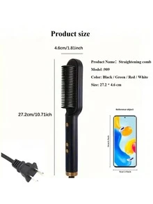 RAF Cepillos de pelo profesionales, alisadores, peines alisadores anti-escaldadura, alisadores y rizadores de pelo todo en uno, rizadores de iones negativos que dan volumen, y peines de peinado con zonas de temperatura múltiple, son adecuados para regalar a mujeres y excelentes regalos para el Día de la Madre.