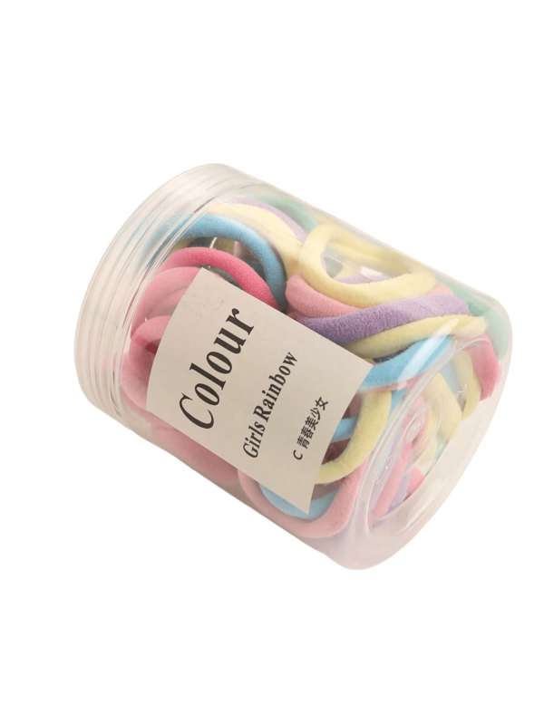 50Pcs Women's Basic High Elasticity Ponytail Hair Tie, Women's Korean Version Black Hair Tie, Upgraded To High Elasticity, Fashionable, Multifunctional, High-End, Elegant Temperament, Simple Hair Tie, Suitable For Women's High Ponytail, Colorful Hair Accessory Design, Multifunctional Styling Design, Material, Daily Use Hair Tie, Providing Thoughtful Gifts For Girlfriends And Family ,Ponytail Holders ,Hair Elastics ,Hair Rubber Bands ,Scrunchies ,Hair Rope