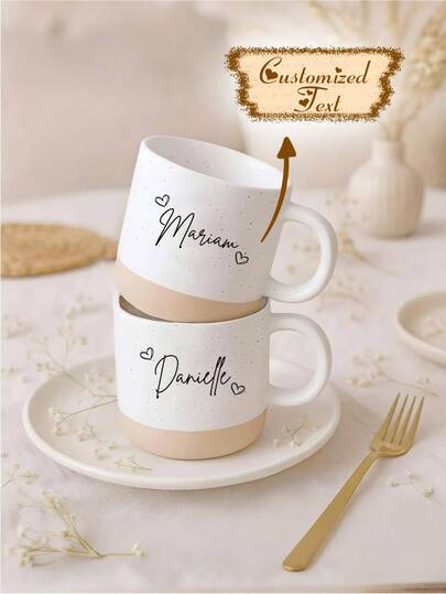 Custom Mug, Personalized Mug With Name, Gift For Wedding Couple, Christmas, Birthday, Newlyweds, Mom, Dad, Grandma, Grandpa, Mother's Day, Father's Day,Multi-Functional,Durable,Ornamental,Reusable,Exquisite,Stylish,High-Quality,Colorful,Modern,Custom,Personalized,Unique,Ideal Gifts For Him,Ideal Gifts For Her,Boyfriend,Dad,Girlfriend,Mom,Family,Friends,Tea Room,Home,Garden,Office,For Anniversaries,For Valentine's Day,For Mother's Day,For Birthdays,For Father's Day,For Graduation,For Weddings,For Housewarming,Customized Drinkware