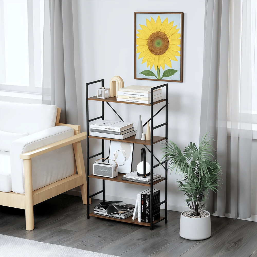 Storage Rack - Oak - View 1