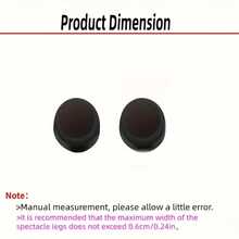 10pcs Transparent Silicone Eyeglass Ear Hooks, Flexible Round Eyeglasses Ear Clips, Secure Fit Anti-Slip Eyewear Accessories, Christmas Eyeglasses Decoration Small Gifts (Assorted)