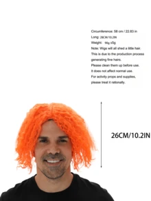 Party Orange Wig - One-Size Wig Inspired By From Alice In Wonderland For Cosplay & Parties,Halloween - Multicolor - View 2