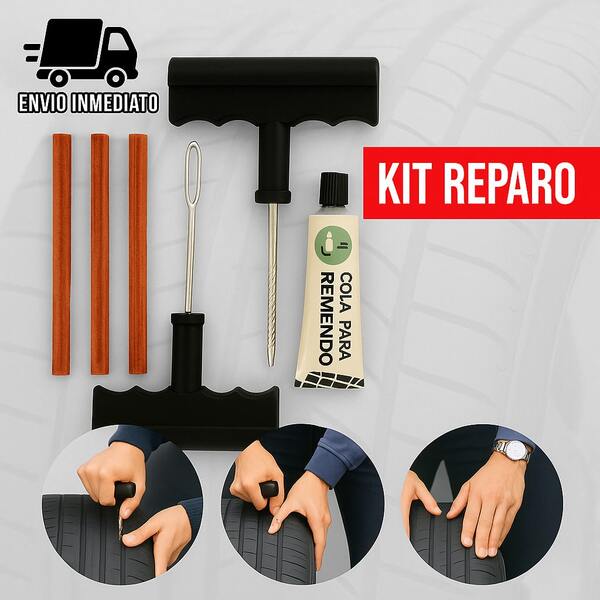 Kit reparo de pneu