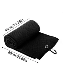 Soft & Absorbent Golf Towel Made Of Ultra-Fine Fiber Material, Suitable For Golfers, Golf Club Cleaning Cloth Golf Accessories