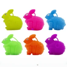 8 Stücke bunte Kaninchen Quetsch-Sensorikbälle, Simulation Langhaar Kaninchen Spielzeug Stressabbau, süße Kaninchen Spielzeug Partybevorzugungen, Stressabbau Spielzeug & Quetsch Fidget Sensorikbälle für Geschenktüten, Partybevorzugungen, Quetschspielzeug, Fidget Spielzeug, Geburtstagsgeschenke, Geschenktüten Füller, Piñata Füllung, Weihnachten, Halloween, Valentinstag, Ostern, Neujahr, Karneval Geschenk, zufällige Farbe