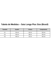 Plus Size Long Skirt In Viscolinho – High Waist With Slit And Side Pockets For Women - Black - View 4