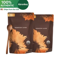 Abronikey 2 Pack | Organic Mushroom Coffee – Energy & Focus Support With Functional Mushrooms – Rich Flavor, Brew-In-Bag Convenience – Plant-Based Wellness Blend - 2 件裝 - 查看 1