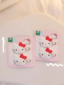 Cute Red Hair Clip Set, Classic Bow Design With Vibrant Red Color, Perfect For Fashionable Looks, Suitable For Casual And Formal Occasions, An Ideal Choice For Lovers And Trendsetters Of Practical Hair Accessories.