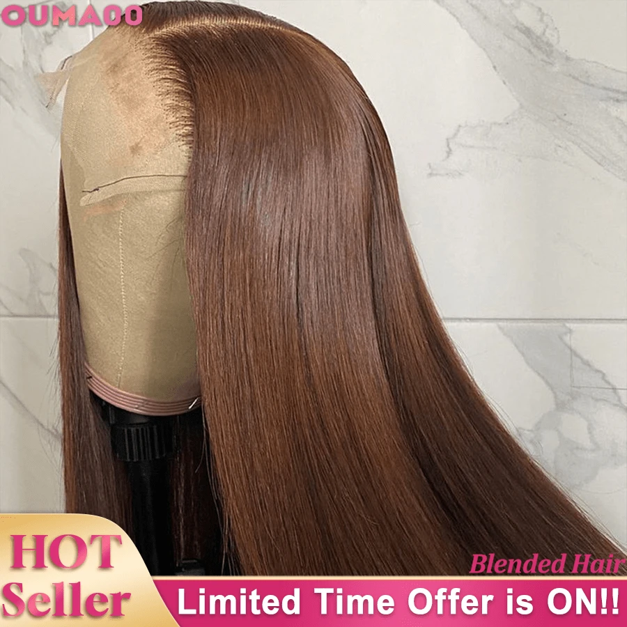 200% 密度 13*4 13x6 蕾丝前额假发，巴西原生发，高清透明蕾丝前额假发，人发混纺假发，预先拔毛，带婴儿发，女士无胶假发，自然发际线，5*5 蕾丝闭合，女士无胶假发，日常佩戴舒适