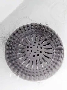 1个浴室地漏毛发收集器，水槽浴缸地漏过滤器，厨房水槽硅胶防堵塞地漏盖，网状地漏滤网 - 彩色 - 查看 11
