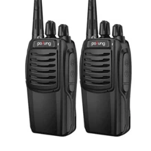 2 Pcs Baofeng Walkie-talkie BF-S1 comunicaciones por radio Color Negro - Negro - Ver 1