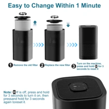 1 Pack 240 True 14 Replacement Filter Compatible With 240 A-Ir Cleaner Purifier, 3-In-1 HP-14 Filter Replacement With Activated Carbon Filter,Fit For Pur-Oair 14 Air Purifier