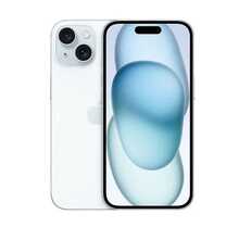 A+ Grade Used Apple IPhone 15, Authentic Original, Near Mint Condition (99% New); Phone, Protective Case Included - Blue - View 3