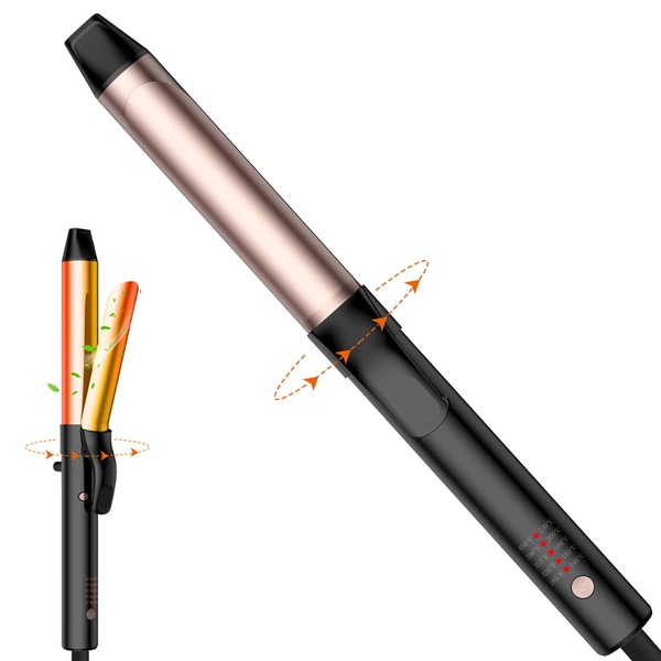 ATOPSKINS Automatic Curling Iron & Curling Tongs, Negative Ion Anti-Static, Fast Heating, High Power, Multi-Scenario Applicable, Suitable For Travel, Dual Voltage Universal