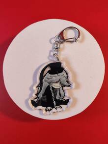 1 chiếc móc khóa acrylic hình quản gia anime màu đen "Kuro Shitsuji" thuộc series Ciel, , Grell, Under Taker, dễ thương, dùng làm móc khóa túi xách, phụ kiện vali, mặt dây chuyền điện thoại, đồ trang trí xe hơi. - Nhiều màu - Xem 27