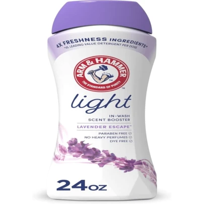 ARM &Amp; HAMMER Light In-Wash Scent Booster, Laundry Scent Booster Lavender Escape Scent, 24 Oz