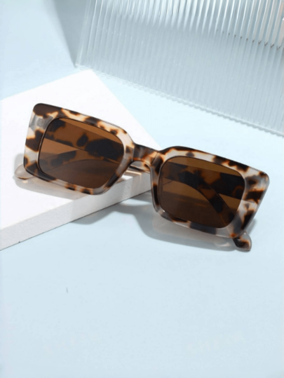 1 Pair Simple & Fashionable Square Sunglasses For Women, Sunglasses For , Suitable As Halloween Gift, Christmas Gift, Year-End Shopping List, Etc.