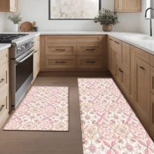 1pc Pattern Printed Rug, Faux Wool Mat - Highly Absorbent, Easy To Clean, Suitable For Home Decor, Farmhouse, Entryway, Indoor, Room, Kitchen, Dining Room, Small Office/Home Office, Sink, Laundry Room, Doormat, Kitchen Mat, Non-Slip Mat - Multicolor - View 14
