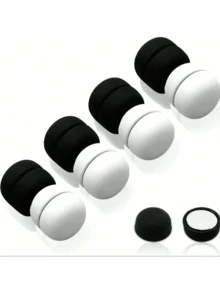 2个/4个/8个/10个装 时尚磁性丝巾夹和别针 - 耐用易用的磁性扣,适用于女士丝巾、披肩和帽子,四季皆宜,经典哑光表面,强力合金磁铁,可牢固固定丝巾和衣物,无钩设计,优雅风格,锌合金材质,适合服装搭配 - 黑與白 - 查看 2