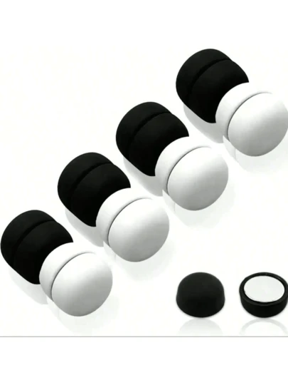 2pcs/4pcs/8pcs/10pcs Fashion Magnetic Scarf Clips And Pins - Durable And Easy To Use Magnetic Clasps For Women's Scarves, Shawls And Hats, Suitable For All Seasons, Classic Matte Finish, Strong Alloy Magnets For Scarf And Clothing Fastening, Hookless Design, Elegant Style, Zinc Alloy Material For Dress