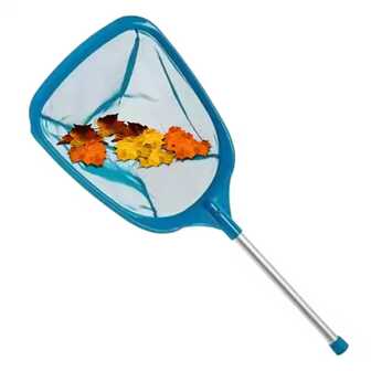 Heavy-Duty Pool Skimmer Net With 24.8" Aluminum Pole - 25-Inch Leaf & Debris Cleaner For Pools, Hot Tubs, Ponds - Detachable Ergonomic Handle, Durable Plastic & Metal Mesh Design, Pond Debris Removal | Functional Design | Sturdy Construction, Pool Cleaning Net