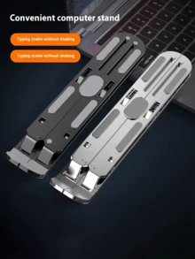 Aluminum Alloy Laptop/Phone/Tablet Stand, Adjustable, Stable, Foldable, Cooling Raised Holder, Portable Notebook Stand, Stable And Anti-Slip Design, Enhanced Cooling Effect