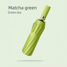 Nuevo paraguas de princesa de negocios, paraguas automático unisex para estudiantes, con varillas reforzadas, plegable, portátil, duradero y con protección UV, adecuado para días soleados y lluviosos