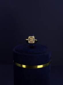 Juego de 5 piezas de accesorios de boda para mujer con diseño cuadrado, adecuado para uso casual o de temporada de bodas, accesorios delicados y sencillos, regalo para madre, amiga, Navidad - Conjunto de boda cuadrado geométrico - Ver 7