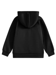 Young Boy Slogan & Tractor Print Sweatshirt - Black - View 2