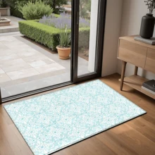1pc Pattern Printed Rug, Faux Wool Mat - Highly Absorbent, Easy To Clean, Suitable For Home Decor, Farmhouse, Entryway, Indoor, Room, Kitchen, Dining Room, Small Office/Home Office, Sink, Laundry Room, Doormat, Kitchen Mat, Non-Slip Mat - Multicolor - View 31