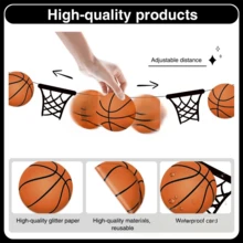 1 件篮球主题生日横幅，篮球图案生日快乐旗，篮球迷派对装饰，体育主题庆祝入口装饰，篮球生日派对装饰，照片道具装饰，篮球主题派对装饰，庆祝装饰，氛围背景布置，家居装饰，场景装饰，派对用品，适合作为送给朋友、家人、男朋友、丈夫的节日礼物 - 彩色 - 查看 10