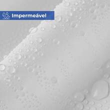 Waterproof PVC Shower Curtain, Anti-Mildew, 1.40 X 1.80 - 米色 - 查看 4